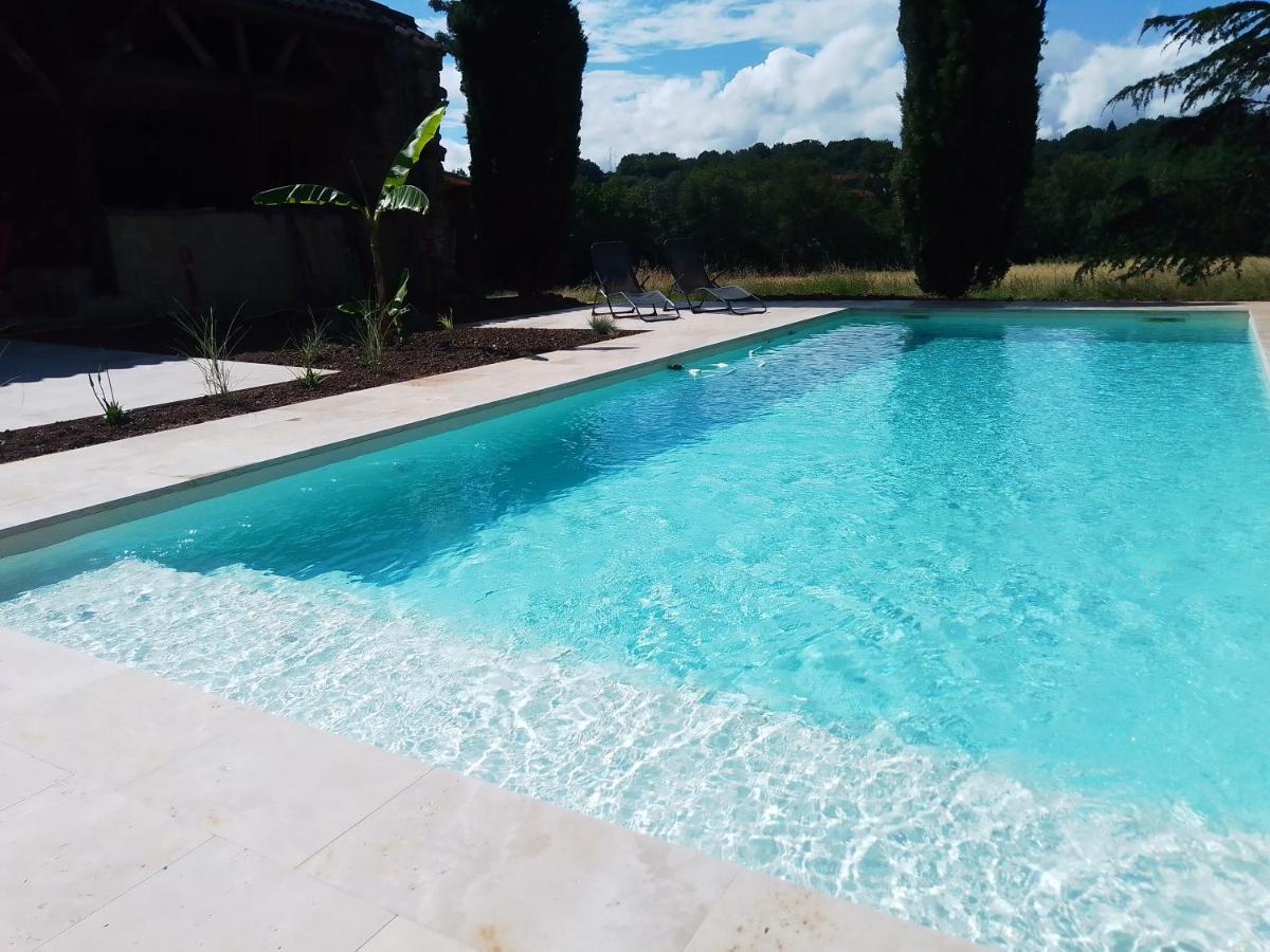 Gite Lot'Ivier Piscine Nature Lot Montayral エクステリア 写真